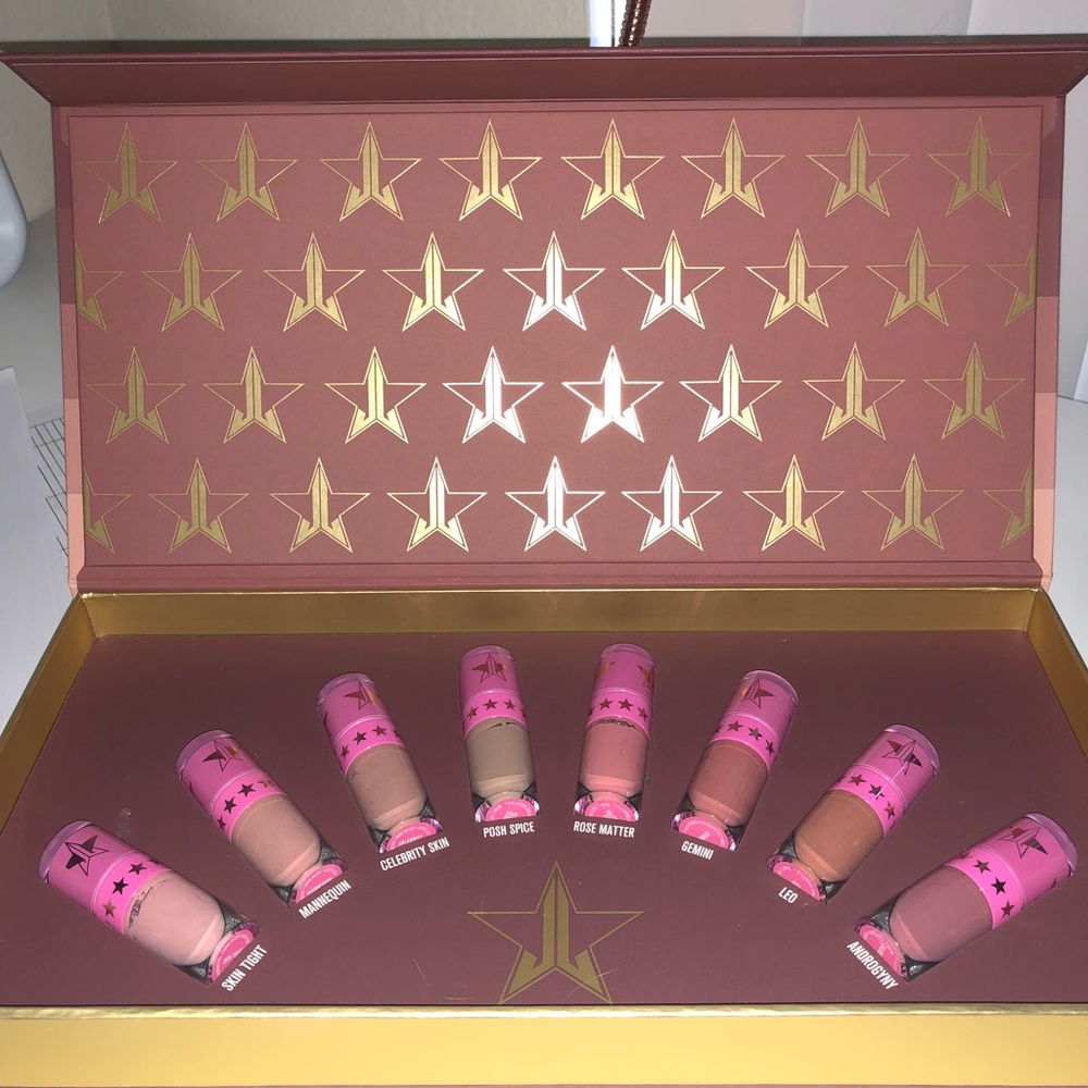 Brand new mini nude velour lip set